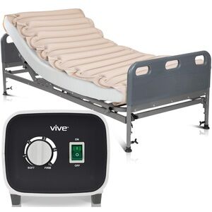 Vive Alternating Pressure Pad with Pump Hospital Bed Sore Mattress System